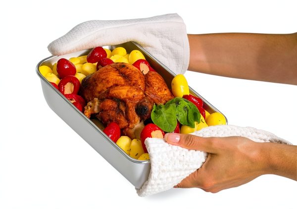E-far Stainless Steel Loaf Pan Non-toxic Dishwasher Safe-5