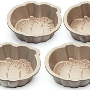 Cuisinart Mini Pumpkin Pans Steel Alloy Bakeware Nonstick-0