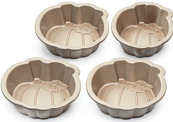 Cuisinart Mini Pumpkin Pans Steel Alloy Bakeware Nonstick-0