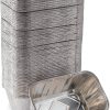 Waytiffer Aluminum Loaf Pan 100 Pack Oven Safe-0