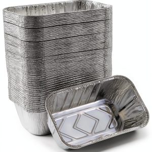 Waytiffer Aluminum Loaf Pans Oven Safe Disposable Baking-0