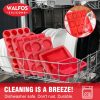 Walfos Silicone Mini Loaf Pan Nonstick Dishwasher Safe-7