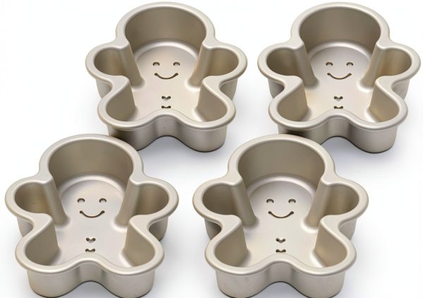 Cuisinart Mini Gingerbread Man Cookie Bakeware Steel Alloy-0