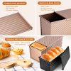 Dipanist Pullman Loaf Pan High Carbon Steel Oven Safe-4