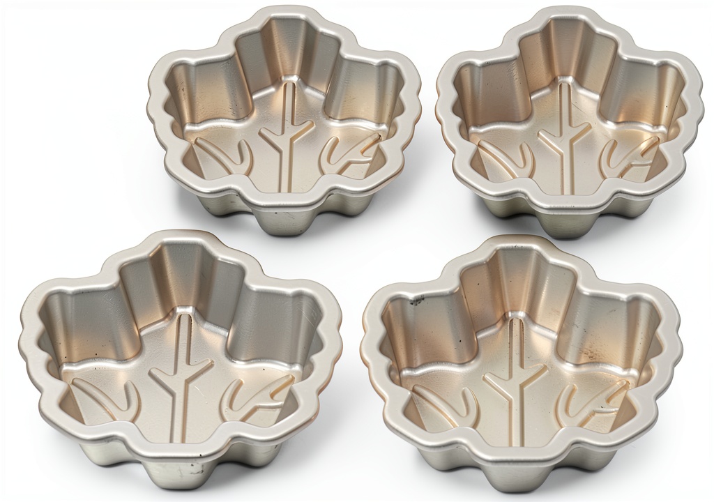 Cuisinart Mini Maple Leaf Pans displayed on a kitchen counter