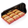 Walfos Silicone Mini Loaf Pan Flexible Non-Stick Baking-2
