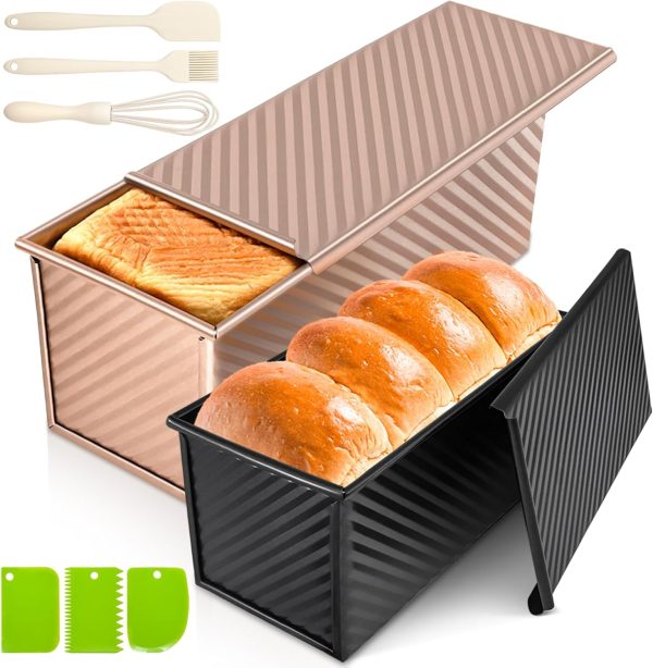 Dipanist Pullman Loaf Pan High Carbon Steel Oven Safe-0