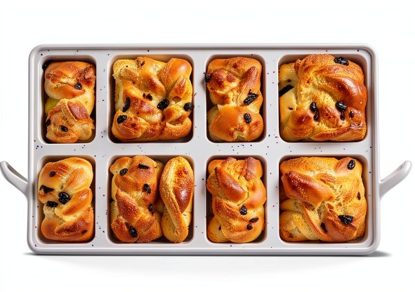 Vinino Silicone Loaf Pan Cream Oven Safe Dishwasher Safe-3