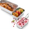 E-far Stainless Steel Loaf Pan Non-toxic Dishwasher Safe-2