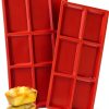 Walfos Silicone Mini Loaf Pan Flexible Non-Stick Baking-0