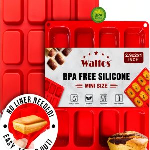 Walfos Silicone Mini Loaf Pan Food Grade-0