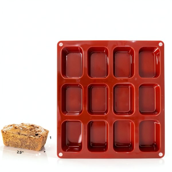 Walfos Silicone Mini Loaf Pan Food Grade-4