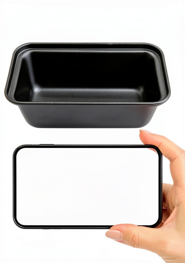 Zddaoole Carbon Steel Nonstick Mini Loaf Pan 6 Cup-3