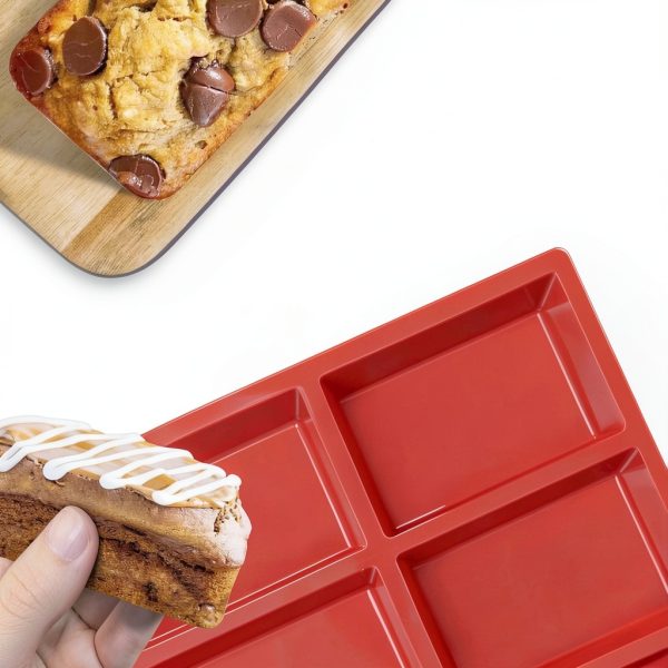 Walfos Silicone Mini Loaf Pan Flexible Non-Stick Baking-1