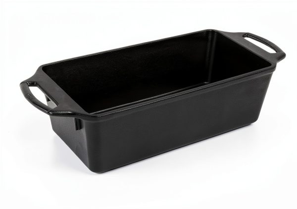Lodge Cast Iron Loaf Pan Even Heat Distribution Oven Safe-3