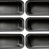 Zddaoole Carbon Steel Nonstick Mini Loaf Pan 6 Cup-0