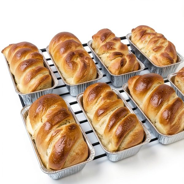 MOACOCK Aluminum Disposable Loaf Pans 50 Count Oven Safe-3