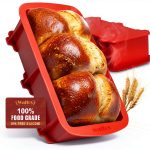 Walfos Silicone Loaf Pan Nonstick Large 2 Pack-0