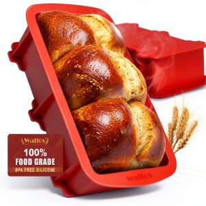 Walfos Silicone Loaf Pan Nonstick Large 2 Pack-0