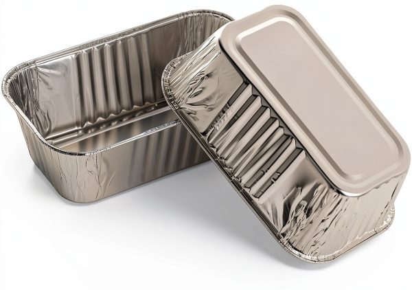 MOACOCK Aluminum Disposable Loaf Pans 50 Count Oven Safe-2