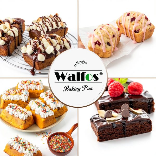 Walfos Silicone Mini Loaf Pan Food Grade-5