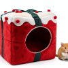 Guinea Pig Hideout YUEPET Soft Fabric Cozy Bed-2