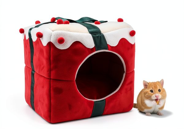 Guinea Pig Hideout YUEPET Soft Fabric Cozy Bed-2