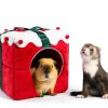 Guinea Pig Hideout YUEPET Soft Fabric Cozy Bed-6