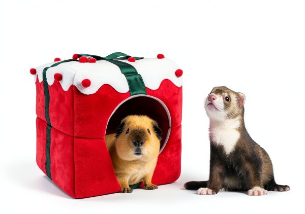 Guinea Pig Hideout YUEPET Soft Fabric Cozy Bed-6