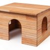 Guinea Pig Hideout Niteangel Solid Wood HIPCHEW100 Large Shelter-5