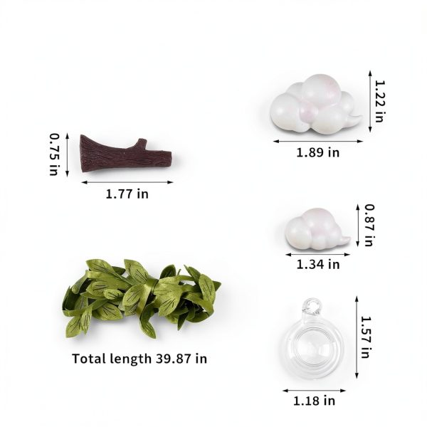 GAGILAND Jumping Spider Habitat Kit with Glass Ball and Magnets-1