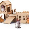 TankMatDecor Extra Large Dual Layer Rabbit Hideout Model RH-01 with-0