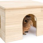Guinea Pig Hideout Niteangel Solid Wood HIPCHEW100 Large Shelter-0