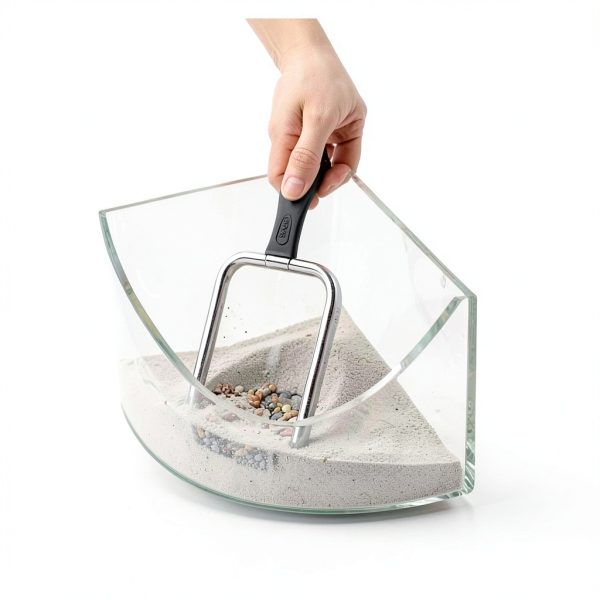 Niteangel Stainless Steel Hamster Mesh Scoop 6.4x2.3in Litter Shovel-4