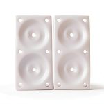 1Set/2pcs For Vacuum Pump Diaphragm PTFE Diaphragm For SYSTEC 9000-1471 9000-1718 40x76mm-0
