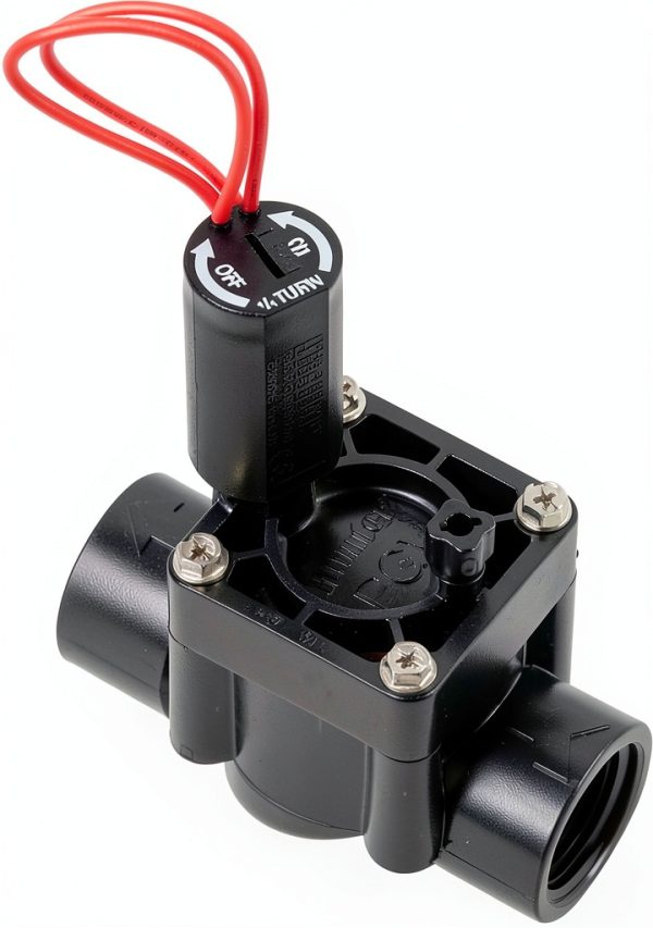 Hunter PGV 1" Sprinkler Valve, Heavy Duty Irrigation Valve with 24V Solenoid, 150 PSI, Female Thread Inlet and Outlet, Leak Resistant, for Residential Lawn and Landscape Systems-1